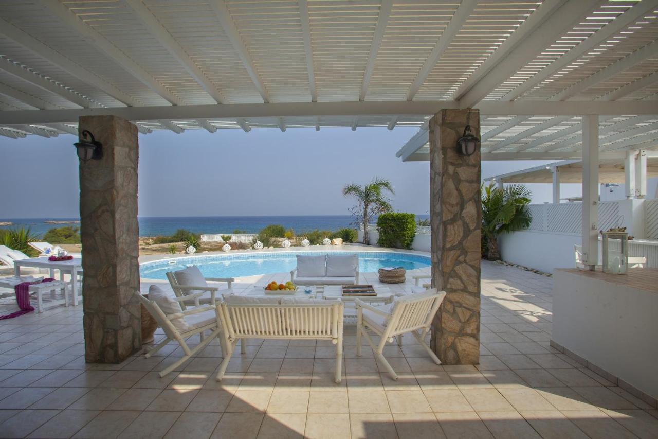 Mimoza Seafront Villa Protaras Ngoại thất bức ảnh